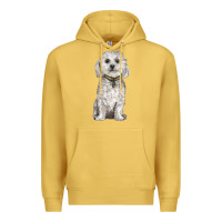 Antique Gold bichon frise dog Premium Hoodie - BarkalooDesign