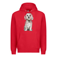 Red bichon frise dog Premium Hoodie - BarkalooDesign