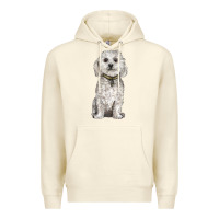 Sandshell bichon frise dog Premium Hoodie - BarkalooDesign