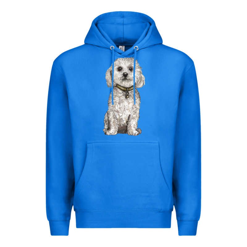 Bichon Frise Dog Premium Hoodie by BarkalooDesign | Teevron