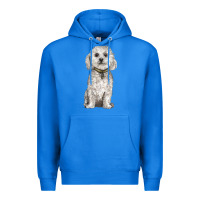 True Royal bichon frise dog Premium Hoodie - BarkalooDesign