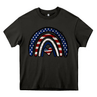 Asphalt USA American Flag Rainbow Heavy Core Tee - Jasminsmagicworld