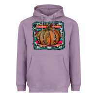 Lavender leopard pumpkin with serape background Heavyweight Hoodie - RanaPortraitStore