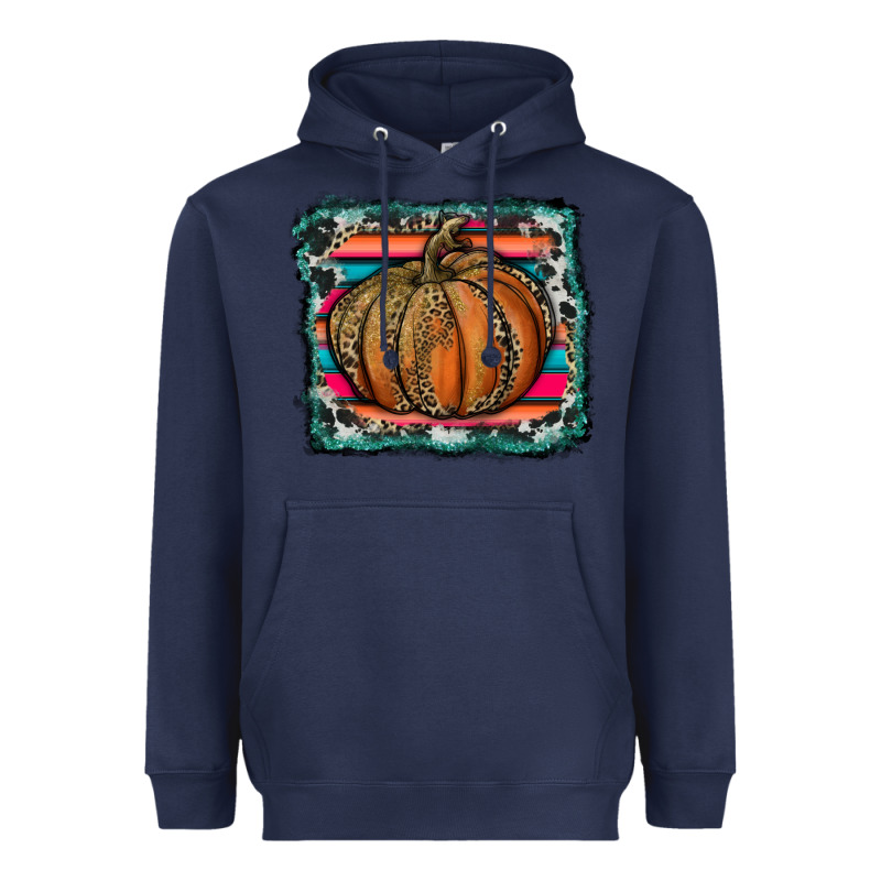 Leopard Pumpkin With Serape Background Heavyweight Hoodie by RanaPortraitStore | Teevron