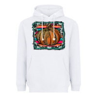 White leopard pumpkin with serape background Heavyweight Hoodie - RanaPortraitStore
