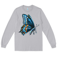 Moon Dust Black Shallowtail Long Sleeve Tee - LillyAllenDesigns