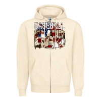 Sandshell baseball dad Zipper Hoodie - Jasminsmagicworld