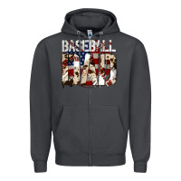 Smoke baseball dad Zipper Hoodie - Jasminsmagicworld