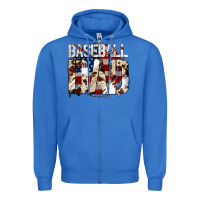 True Royal baseball dad Zipper Hoodie - Jasminsmagicworld