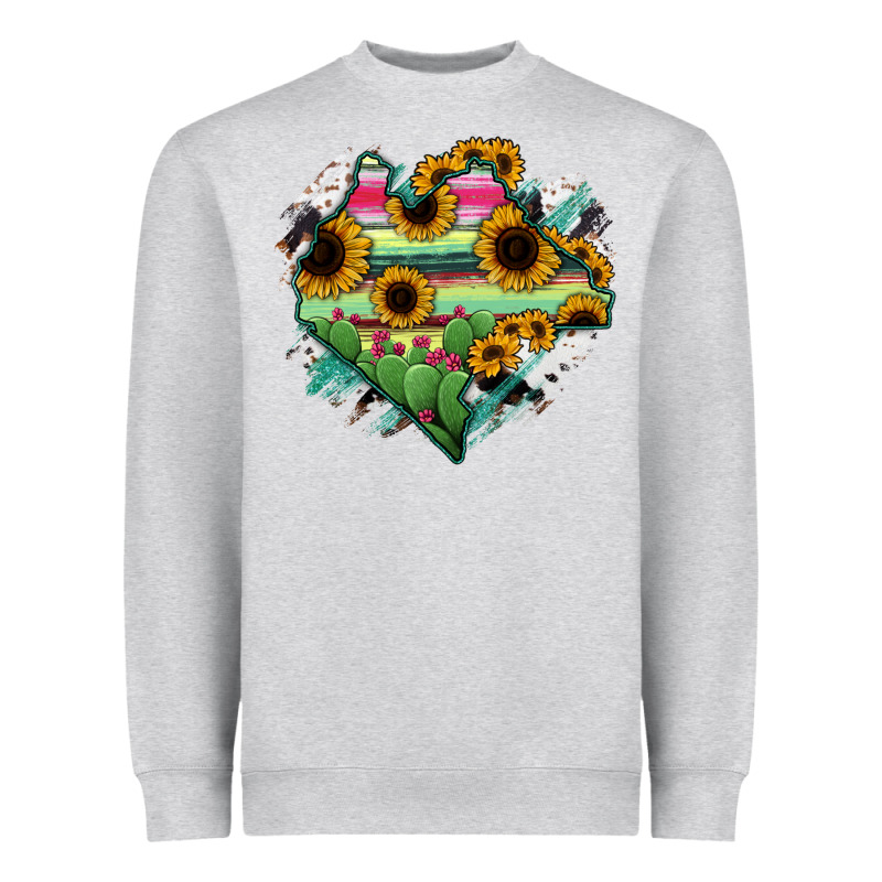 Chiapas State Of Mexico Map Heavyweight Sweatshirt by RanaPortraitStore | Teevron
