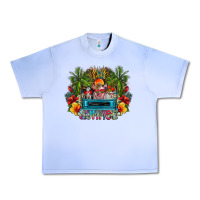 Grape Ice Summer Urban Heavy Tee - CowhideDigitalArt