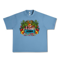 Pebble Blue Summer Urban Heavy Tee - CowhideDigitalArt
