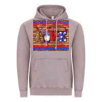 Vintage Zinc american flag gnomes love star leopard glitter Vintage Hoodie - Artiststas