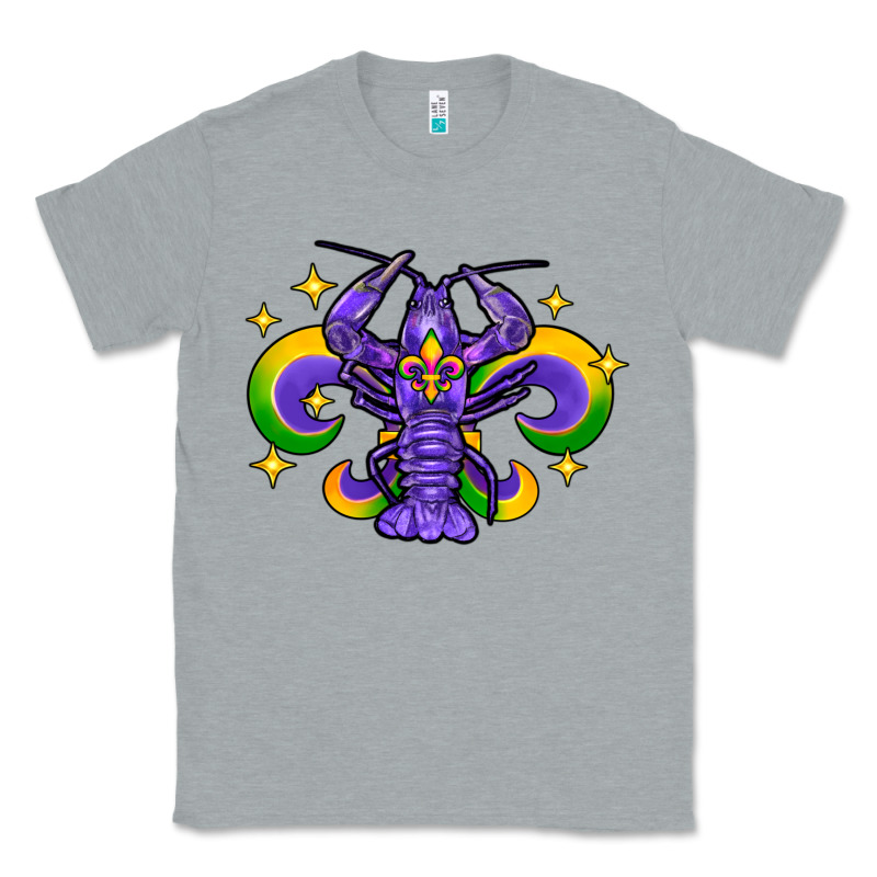 Mardi Gras Crawfish Classic Tee by FaDigitalArtStudio | Teevron