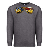 Charcoal Heather Bus Driver Sunglasses Premium Sweatshirt - Jasminsmagicworld