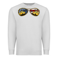 Dove Grey Bus Driver Sunglasses Premium Sweatshirt - Jasminsmagicworld