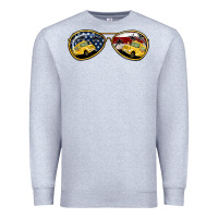 Heather Grey Bus Driver Sunglasses Premium Sweatshirt - Jasminsmagicworld
