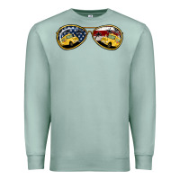 Seafoam Bus Driver Sunglasses Premium Sweatshirt - Jasminsmagicworld