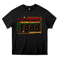 Black Juneteenth 1865 Heavy Core Tee - FaDigitalArtStudio