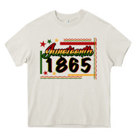 Cream Juneteenth 1865 Heavy Core Tee - FaDigitalArtStudio