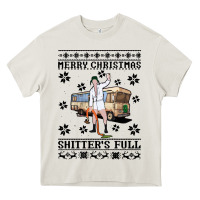 Cream merry christmas shitters full Heavy Core Tee - artisFamous