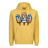 Antique Gold USA Patriotic Leopard Popsicles Premium Hoodie - Jasminsmagicworld