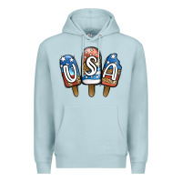 Blue Mist USA Patriotic Leopard Popsicles Premium Hoodie - Jasminsmagicworld