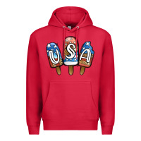 Cardinal USA Patriotic Leopard Popsicles Premium Hoodie - Jasminsmagicworld