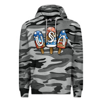 Slate Camo USA Patriotic Leopard Popsicles Premium Hoodie - Jasminsmagicworld