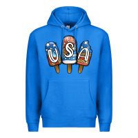 True Royal USA Patriotic Leopard Popsicles Premium Hoodie - Jasminsmagicworld