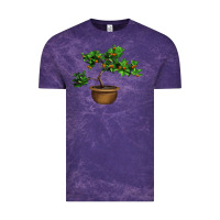 Cloud Purple Guava Tree Bonsai Illustrations Vintage Tee - LillyAllenDesigns