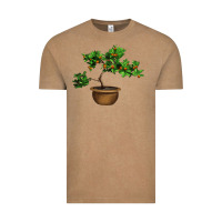 Vintage Coffee Guava Tree Bonsai Illustrations Vintage Tee - LillyAllenDesigns