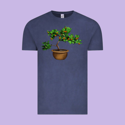 Guava Tree Bonsai Illustrations Vintage Tee Designed By Lillyallendesigns