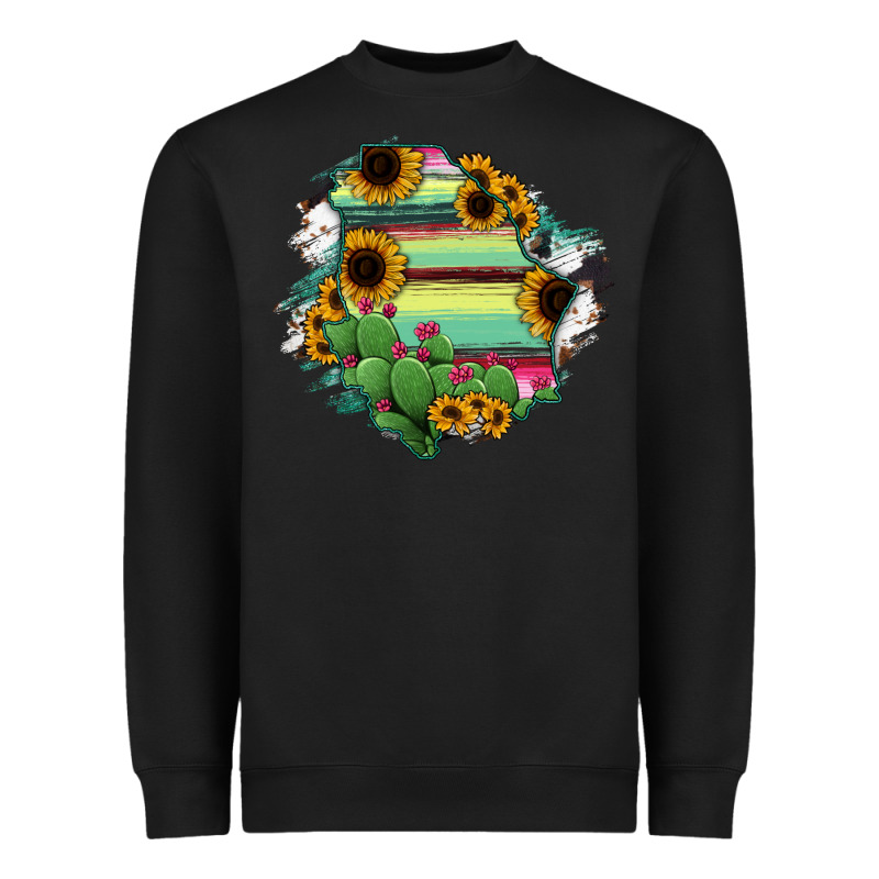Chihuahua State Of Mexico Map Heavyweight Sweatshirt by RanaPortraitStore | Teevron