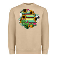Mushroom Chihuahua State Of Mexico Map Heavyweight Sweatshirt - RanaPortraitStore