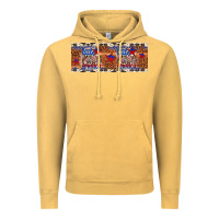 Vintage Mustard little miss america Vintage Hoodie - Artiststas