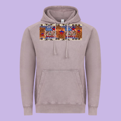 Little Miss America Vintage Hoodie Designed By Artiststas