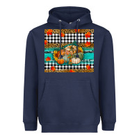Navy pumpkins Heavyweight Hoodie - RanaPortraitStore