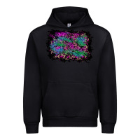 Black halloween background Urban Hoodie - RanaPortraitStore