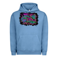 Pigment Pebble Blue halloween background Urban Hoodie - RanaPortraitStore