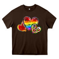 Pride Hearts Heavy Core Tee | Teevron