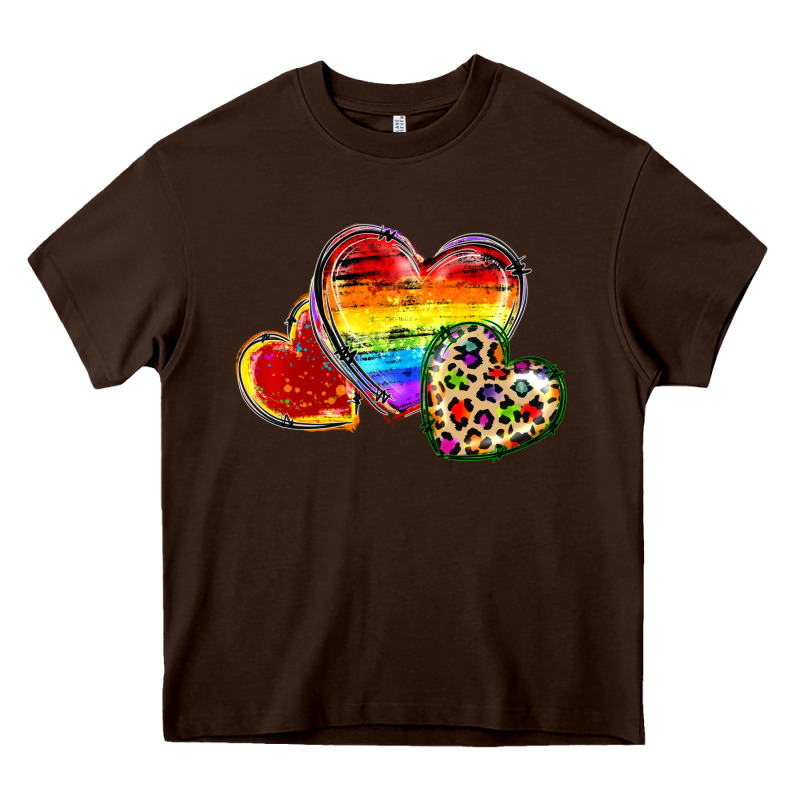 Pride Hearts Heavy Core Tee by FaDigitalArtStudio | Teevron