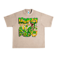 French Oak Happy St Patricks Rex Day Urban Heavy Tee - CowhideDigitalArt