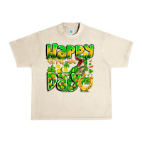 Sandshell Happy St Patricks Rex Day Urban Heavy Tee - CowhideDigitalArt