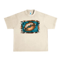Sandshell Football Lips Urban Heavy Tee - Jasminsmagicworld