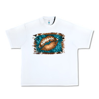 White Football Lips Urban Heavy Tee - Jasminsmagicworld
