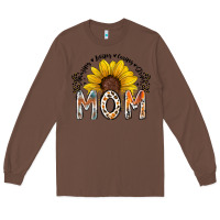 Chestnut mom sunflower Long Sleeve Tee - RacoonDesign