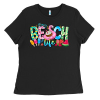 Black Besch Life Ladies Tee - CowhideDigitalArt