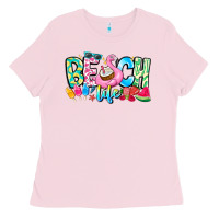 Bubblegum Pink Besch Life Ladies Tee - CowhideDigitalArt