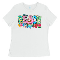 White Besch Life Ladies Tee - CowhideDigitalArt